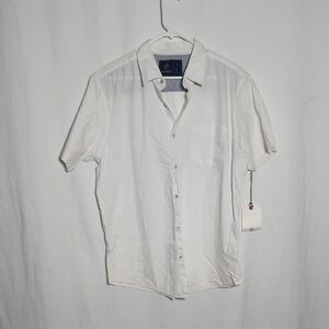 Classic White Button Down Shirt for Men